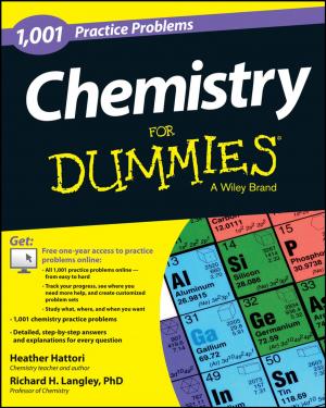 Book cover of Chemistry: 1,001 Practice Problems For Dummies (+ Free Online Practice)