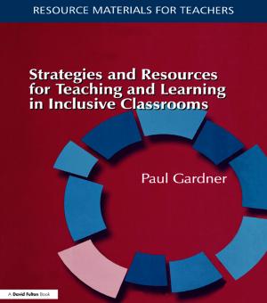 Cover of the book Strategies and Resources for Teaching and Learning in Inclusive Classrooms by Matthias Gross, Rüdiger Mautz