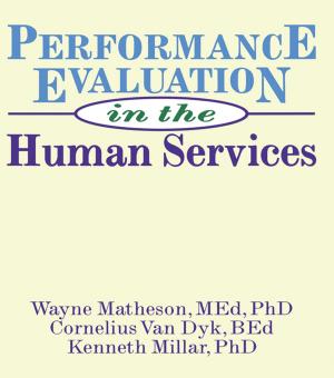 Cover of the book Performance Evaluation in the Human Services by Daniel Washburn