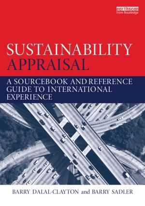Cover of the book Sustainability Appraisal by 