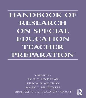Cover of Handbook of Research on Special Education Teacher Preparation