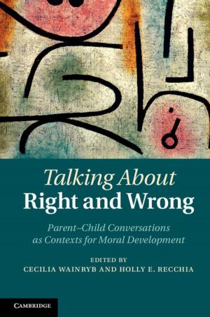 Cover of the book Talking about Right and Wrong by 
