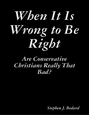 bigCover of the book When It Is Wrong to Be Right by 
