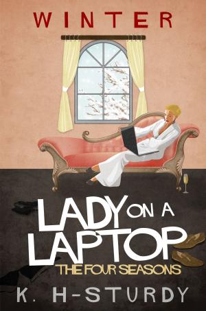 Cover of the book Lady on a laptop, winter by Katherine Bayless