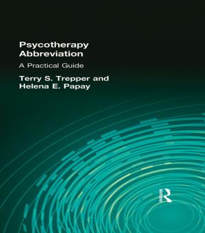 Cover of the book Psychotherapy Abbreviation by De Cicco, Eta, Farmer, Mike (Senior Lecturer, University of Central England), Hargrave, Claire