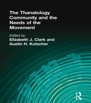 Cover of the book The Thanatology Community and the Needs of the Movement by 