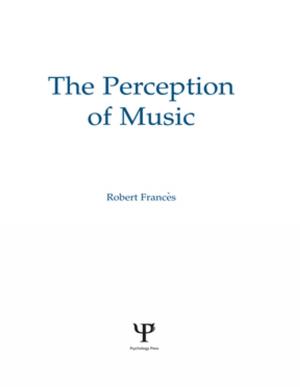 Cover of the book The Perception of Music by Linda Grove, Shinya Sugiyama