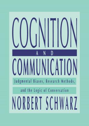 Cover of the book Cognition and Communication by Deborah Adelman