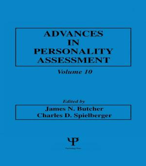 Cover of the book Advances in Personality Assessment by J.J. Clarke
