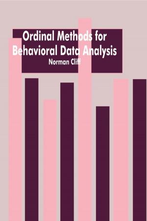 Cover of the book Ordinal Methods for Behavioral Data Analysis by Keith B. Bickel