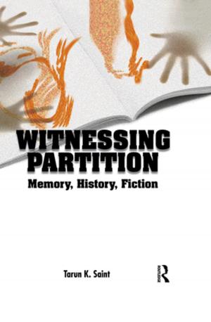Cover of the book Witnessing Partition by Prof David Goldberg, Ian M Goodyer