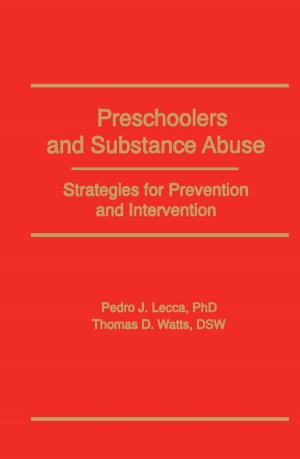 Cover of the book Preschoolers and Substance Abuse by Robert Elias