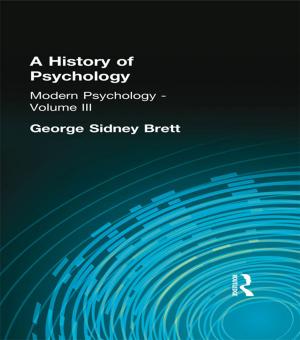 Book cover of A History of Psychology