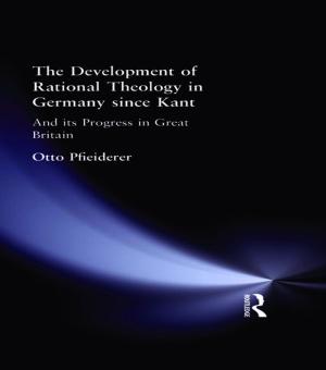 Cover of the book The Development of Rational Theology in Germany since Kant by Vicky I. Zygouris-Coe