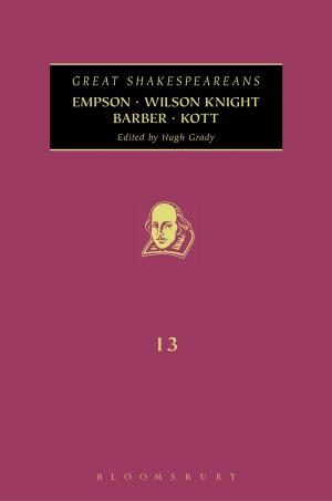 Cover of the book Empson, Wilson Knight, Barber, Kott by Professor Serenella Iovino
