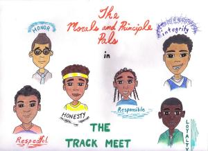 Cover of the book The Morals and Principle Pals in The Track Meet by Leah Eddy