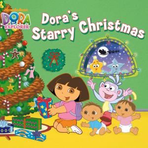 Book cover of Dora's Starry Christmas (Dora the Explorer)