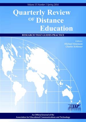 Cover of the book Quarterly Review of Distance Education Journal Issue by Robert D. Strom, Paris S. Strom