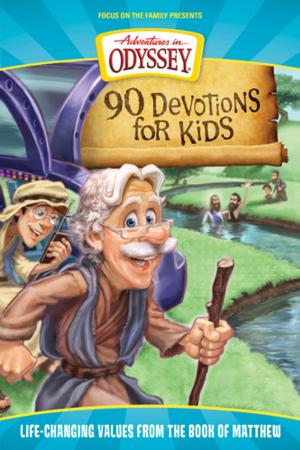 Cover of the book 90 Devotions for Kids in Matthew by Erin Smalley, Focus on the Family, Greg Smalley