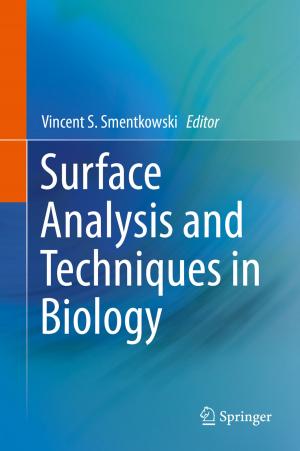 Cover of the book Surface Analysis and Techniques in Biology by Ricardo M.S.F. Almeida, Vasco Peixoto de Freitas, João M.P.Q. Delgado