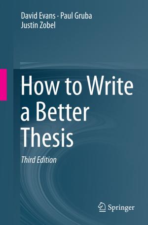 Book cover of How to Write a Better Thesis