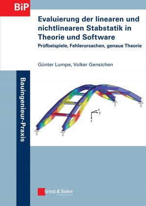 Cover of the book Evaluierung der linearen und nichtlinearen Stabstatik in Theorie und Software by John T. Moore, Richard H. Langley