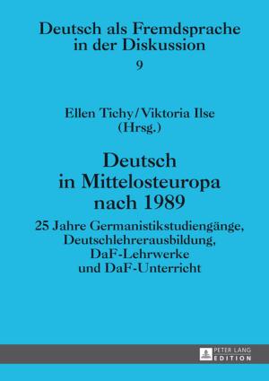 Cover of the book Deutsch in Mittelosteuropa nach 1989 by Anais Holgado Lage