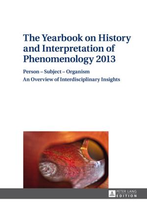 bigCover of the book The Yearbook on History and Interpretation of Phenomenology 2013 by 