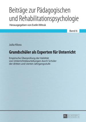 bigCover of the book Grundschueler als Experten fuer Unterricht by 