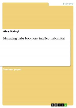 Cover of the book Managing baby boomers' intellectual capital by Raphaela Reiber