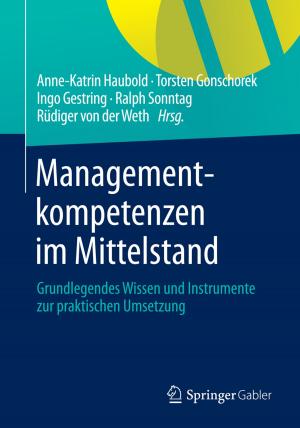 Cover of the book Managementkompetenzen im Mittelstand by Reingard Jäger