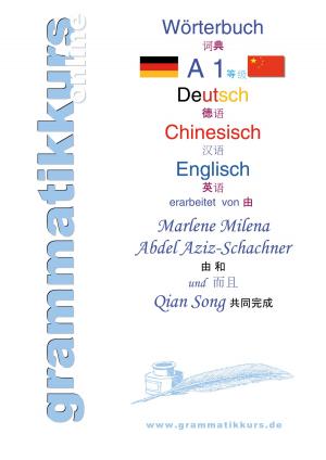 Cover of the book Wörterbuch Deutsch - Chinesisch - Englisch Niveau A1 by Petra Fléing