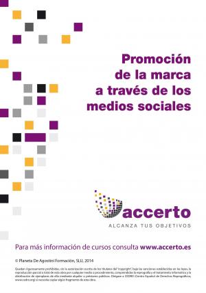 Cover of the book Promoción de la marca a través de los medios sociales by Wilfred Lindo