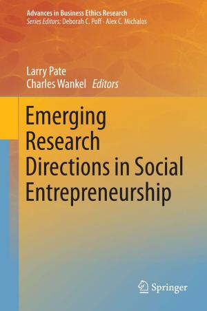 Cover of Emerging Research Directions in Social Entrepreneurship