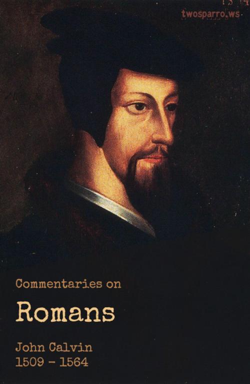 Cover of the book Commentaries on Romans by John Calvin, Two Sparrows