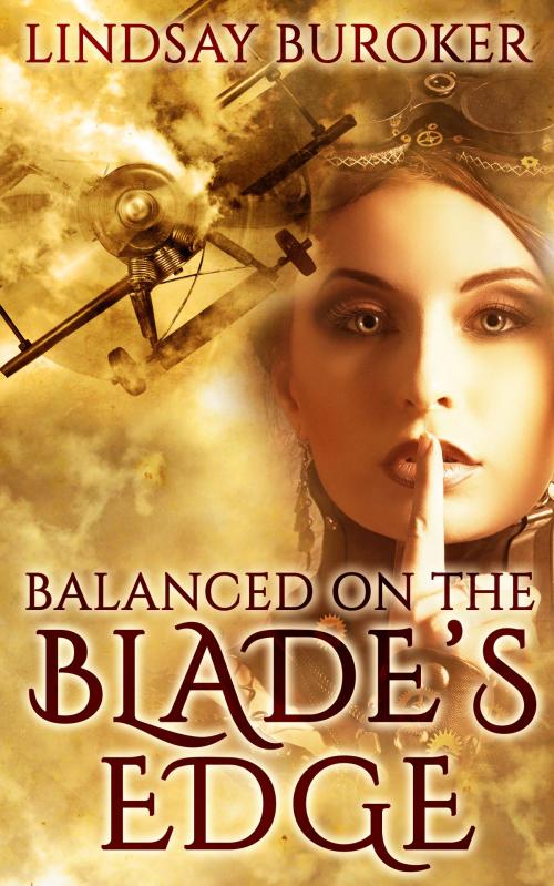 Cover of the book Balanced on the Blade's Edge (Dragon Blood, Book 1) by Lindsay Buroker, Lindsay Buroker