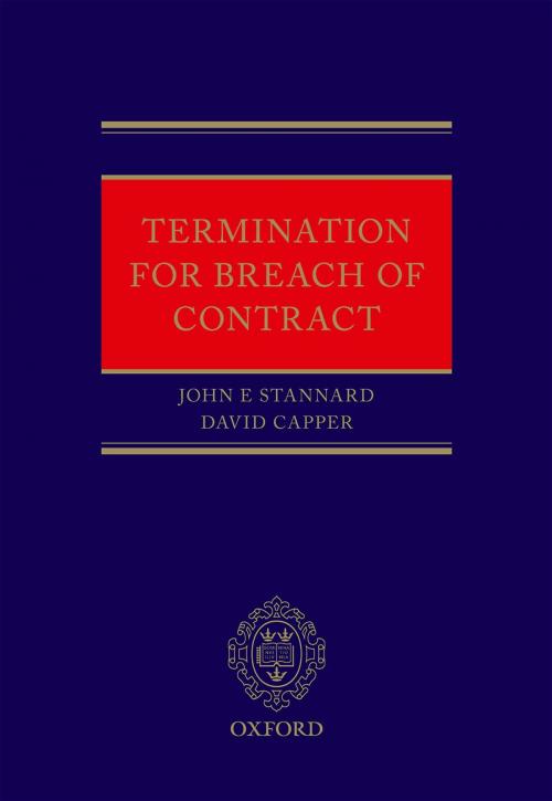 Cover of the book Termination for Breach of Contract by John Stannard, David Capper, OUP Oxford
