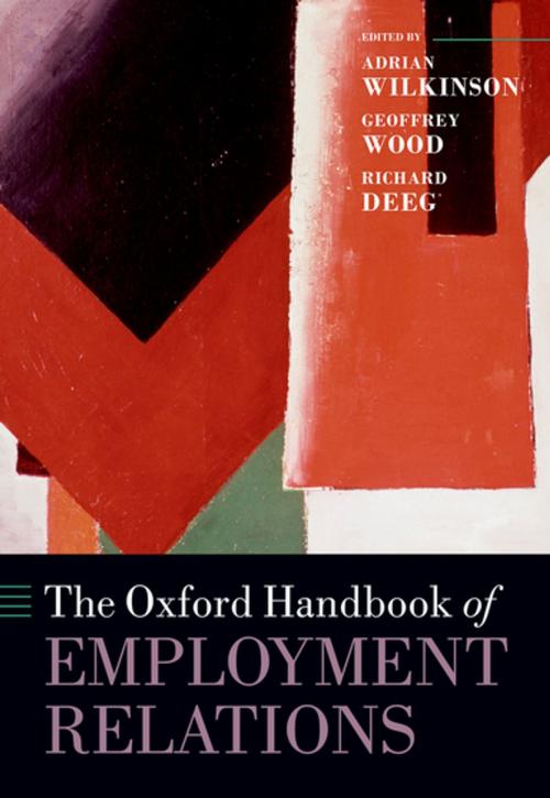 Cover of the book The Oxford Handbook of Employment Relations by , OUP Oxford