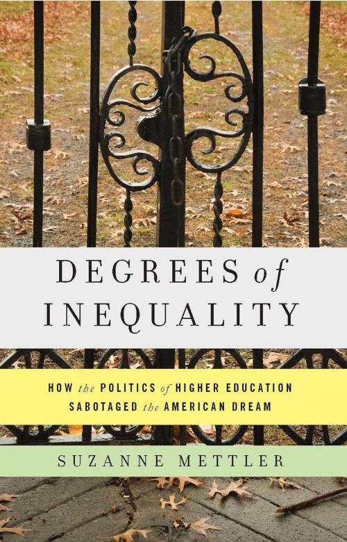 Cover of the book Degrees of Inequality by Suzanne Mettler, Basic Books