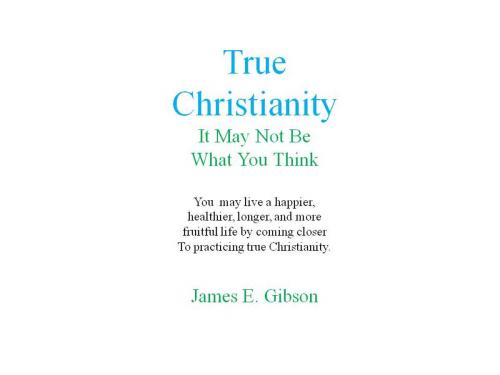 Cover of the book True Christianity by James E. Gibson, James E. Gibson, Freelance Writer