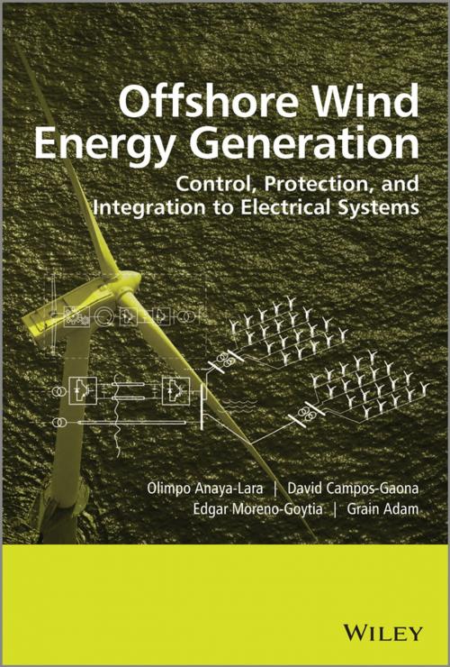 Cover of the book Offshore Wind Energy Generation by Olimpo Anaya-Lara, David Campos-Gaona, Edgar Moreno-Goytia, Grain Adam, Wiley