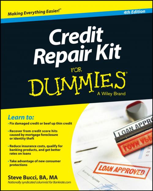 Cover of the book Credit Repair Kit For Dummies by Steve Bucci, Wiley