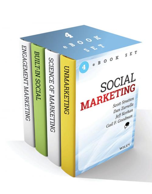 Cover of the book Social Marketing Digital Book Set by Jeff Korhan, Gail F. Goodman, Scott Stratten, Dan Zarrella, Wiley