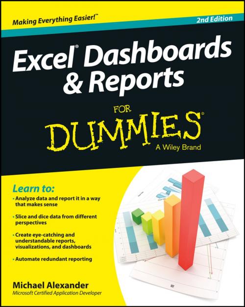 Cover of the book Excel Dashboards and Reports For Dummies by Michael Alexander, Wiley