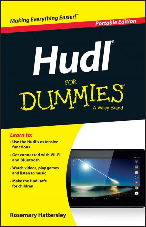Cover of the book Hudl For Dummies by Rosemary Hattersley, Wiley