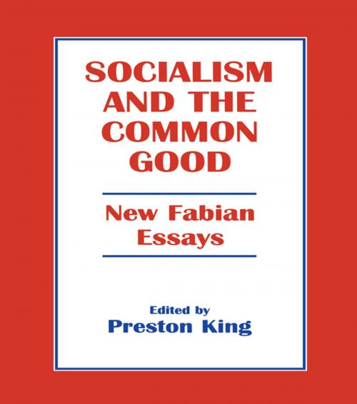 Cover of the book Socialism and the Common Good by , Taylor and Francis