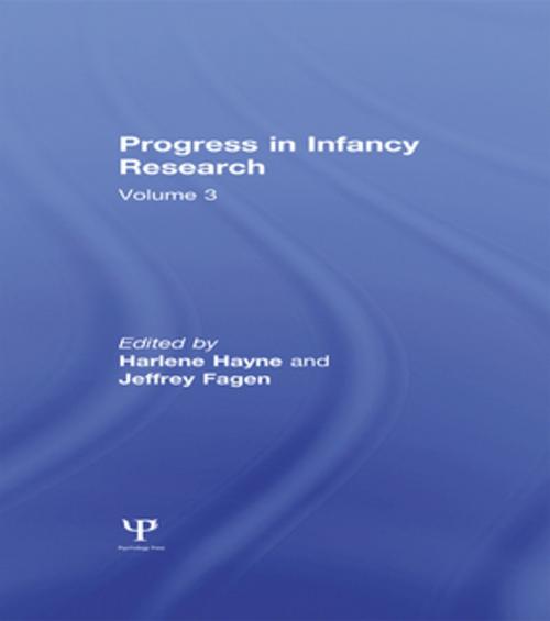 Cover of the book Progress in infancy Research by , Taylor and Francis