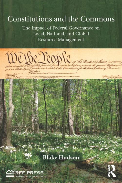 Cover of the book Constitutions and the Commons by Blake Hudson, Taylor and Francis