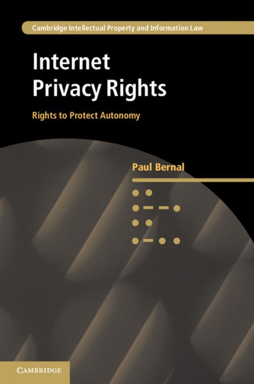 Cover of the book Internet Privacy Rights by Paul Bernal, Cambridge University Press