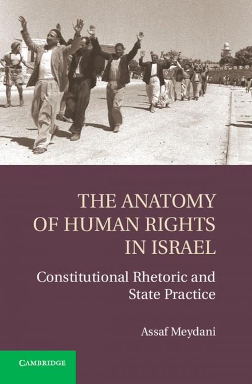 Cover of the book The Anatomy of Human Rights in Israel by Assaf Meydani, Cambridge University Press